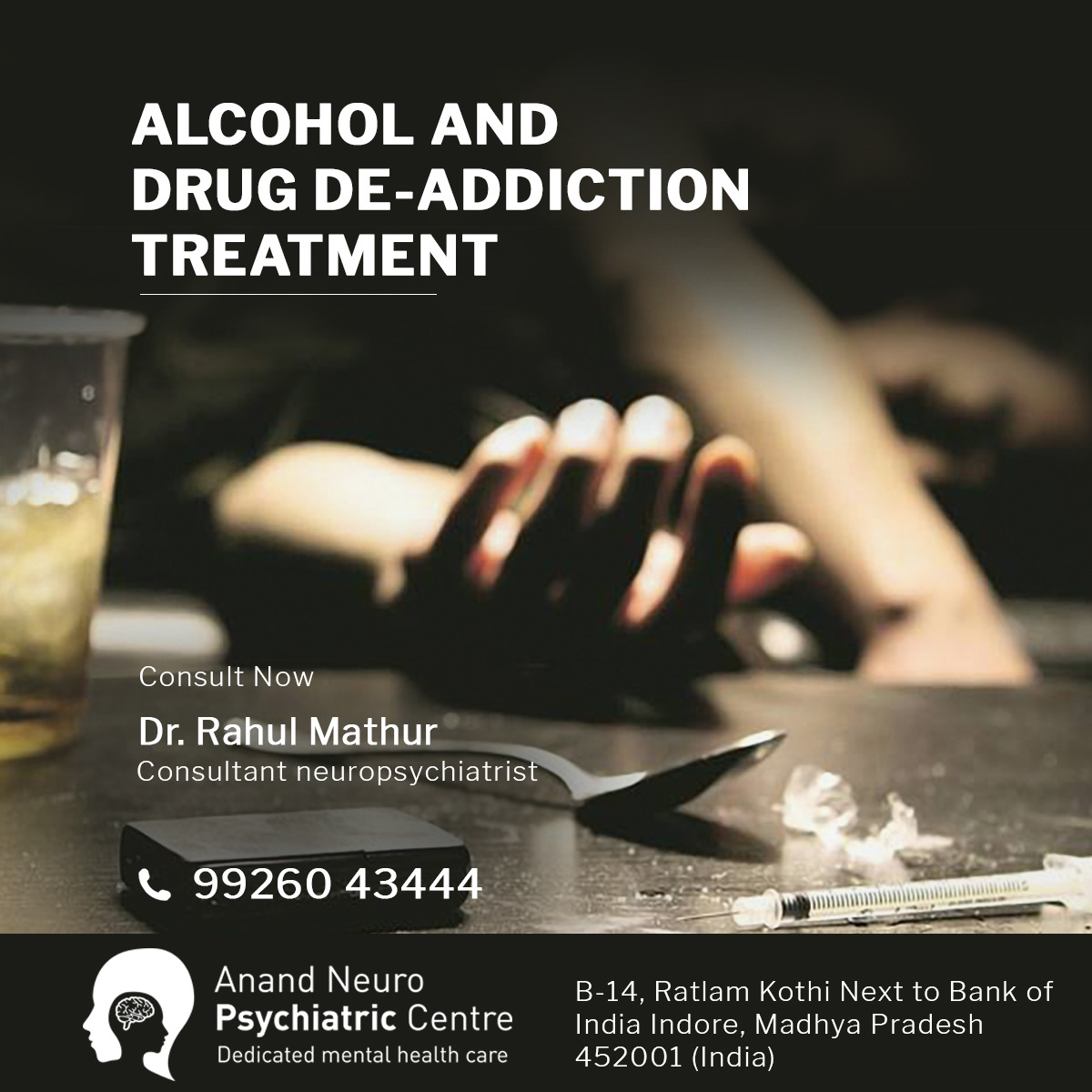 Alcohol And Drug Deaddiction, Causes, Avoid - Indore Psychiatric Centre
